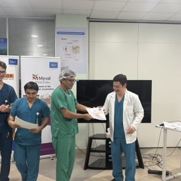 Valve replacement training at the University Medical Centre, Astana