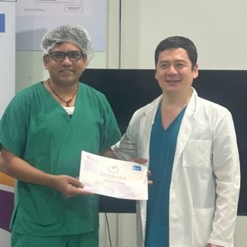 Valve replacement training at the University Medical Centre, Astana