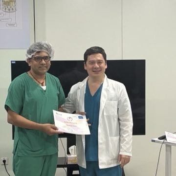 Valve replacement training at the University Medical Centre, Astana